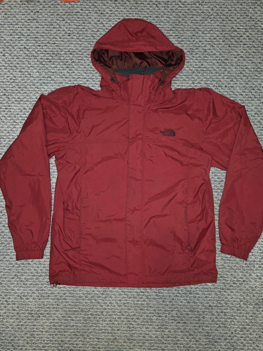 The North Face Men's Red Hooded Lightweight Jacket